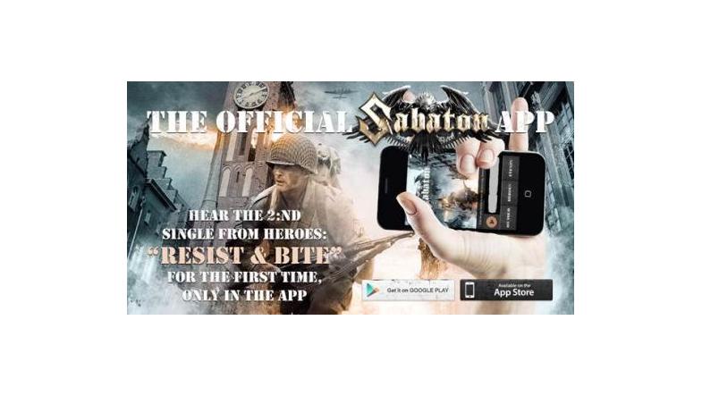 Sabaton: Nu også som en app - både til iPhone og Android