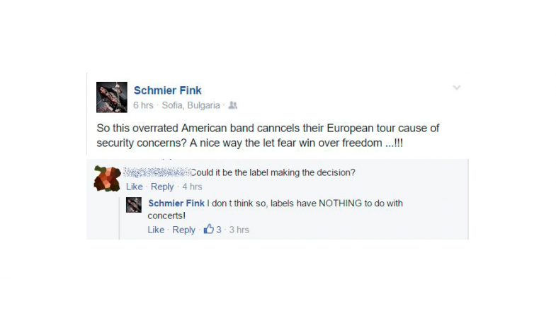 Schmier og update på Facebook